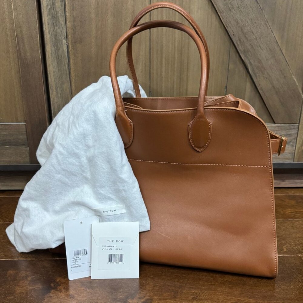 The Row Tan Leather Bag